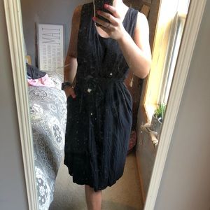 Front or Back tie maternity dress